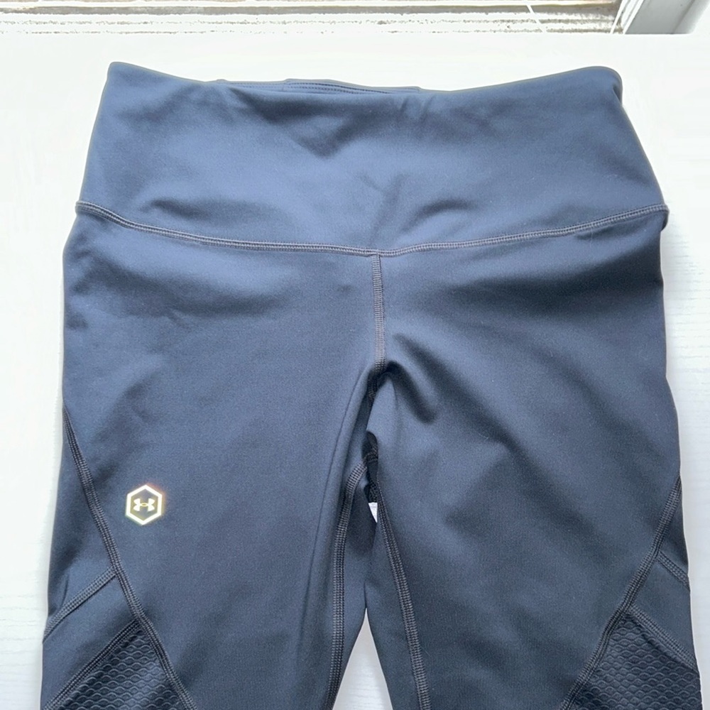 Black Under Armour UA Rush Crop 3/4